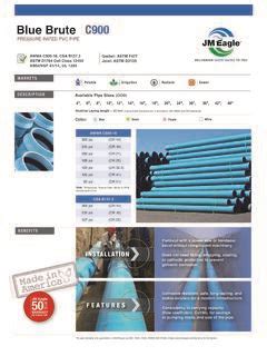 jm eagle pipe specifications.